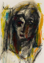 Carl Büchner; Abstracted Figure