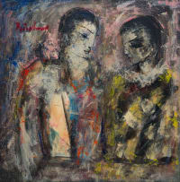 Carl Büchner; Untitled (Harlequins)