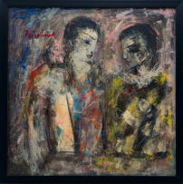 Carl Büchner; Untitled (Harlequins)