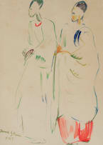 Irma Stern; Two Women, Congo