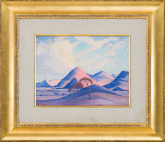 Jacob Hendrik Pierneef; Mountain Landscape with Trees