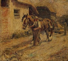 Harry Fidler; Figure with a Horse