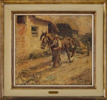 Harry Fidler; Figure with a Horse