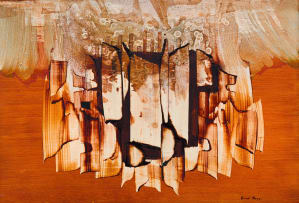 George Boys; Abstract Composition in Earth Tones