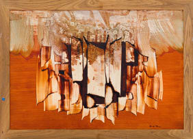 George Boys; Abstract Composition in Earth Tones