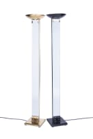 Mauro Martini; Pair of Mauro Martini torchiere floor lamps (attributed to Mauro Martini) for Veneta Lumi, Italy