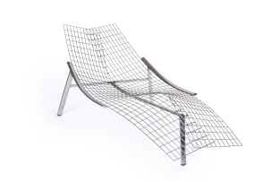 Giovanni Offredi; 'Swing-Rete' chaise longue chair for Saporiti, Italy