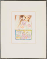 Andrew Verster; Irises with Oriental Figures III