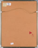 Andrew Verster; Irises with Oriental Figures