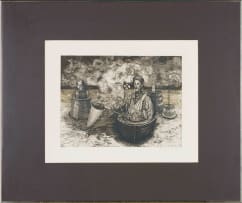 Judy Woodborne; Man with Dog