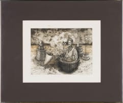 Judy Woodborne; Man with Dog I