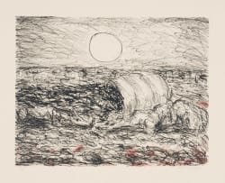 David Koloane; Untitled (Moonlit Landscape)