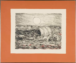 David Koloane; Untitled (Moonlit Landscape)