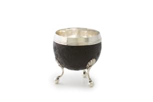 A George III silver mounted coconut cup, Peter & William Bateman, London, 1806