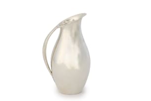 A Georg Jensen silver water pitcher, designed by Johan Rhode NO 432A, post 1945