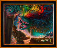 Vladimir Tretchikoff; Self-Portrait with Muse