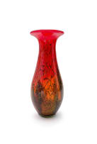 Ikora-Edelmetall - WMF; Bulbous vase with flared rim