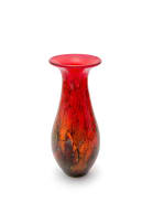 Ikora-Edelmetall - WMF; Bulbous vase with flared rim