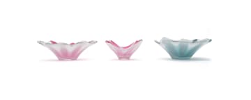 Paul Kedelv - Flygsfors; Three 'Coquille' bowls, 1956