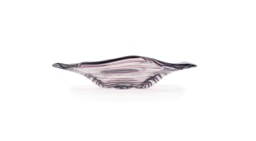 Tapio Wirkkala; Swirl glass dish