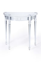 Hollywood Regency lucite console table