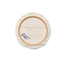 Frances Goodman; Sorry Doesn't Help, from the Toilet Embroidery series