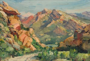 Hugo Naudé; Mountain Landscape