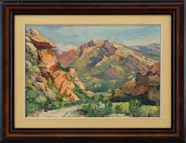 Hugo Naudé; Mountain Landscape