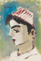 Carl Büchner; Boy Wearing a Fez