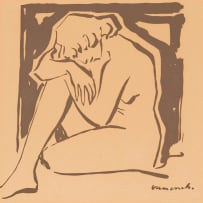 Maurice van Essche; Three Nudes, three