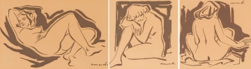 Maurice van Essche; Three Nudes, three