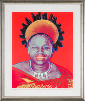 Andy Warhol; Queen Ntombi Twala of Swaziland, Reigning Queens series (Feldman and Schellmann II.349)