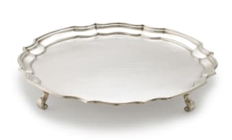 A George V silver salver, James Deakin & Sons, Sheffield, 1930
