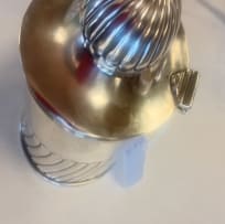 An Edward VII silver tea caddy, George Unite, Chester, 1903