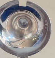 A George III silver mustard pot, Hester Bateman, London 1782