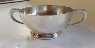 A George V silver porringer, Adie Brothers, Birmingham 1930