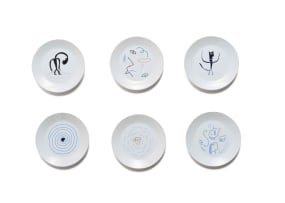 Norman Catherine; Side plates, six