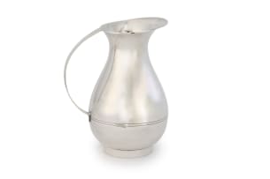 A stainless steel jug, 20th century