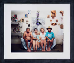 Pieter Hugo; Jan, Martie, Kayala, Florence and Basil Meyer in their Home, Messina/Musina Series