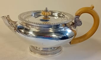 A George III silver teapot, Paul Storr, London 1810