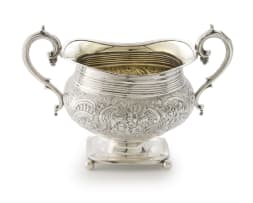 A Victorian silver sugar bowl, Robinson, Edkins & Aston, Birmingham 1839