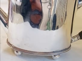A George III silver teapot, Hester Bateman, London 1783