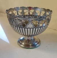 A George V silver basket, William Henry Sparrow, Birmingham, 1910