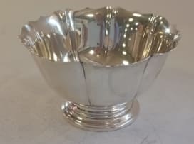 An Irish sterling silver bowl