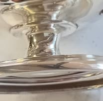 A pair of Edward VII silver salts, Williams Ltd, Birmingham, 1902
