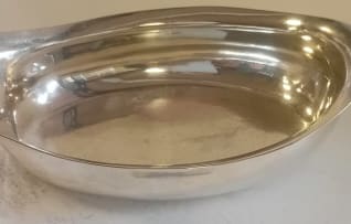 A George III silver pap boat, George Knight, London, 1819