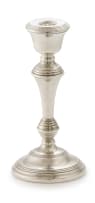 An Elizabeth II silver candlestick, W I Broadway & Co, Birmingham 1960