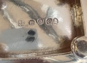 A pair of George III silver salts, Alice & George Burrows II, London, 1809