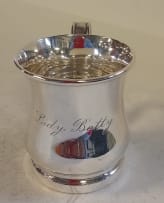 An Edward VII silver mug, Horace Woodward & Co, London 1910