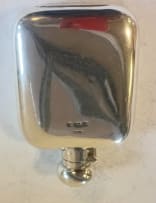An Edward VII silver hip flask, unknown maker, Birmingham, 1904